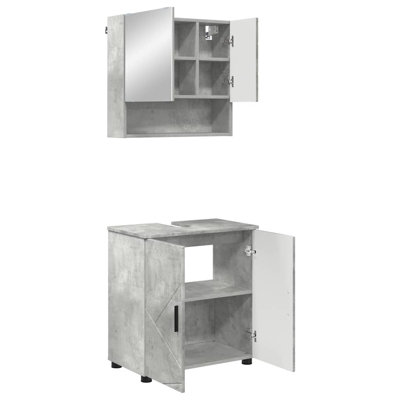 Vanity & Mirror Set
