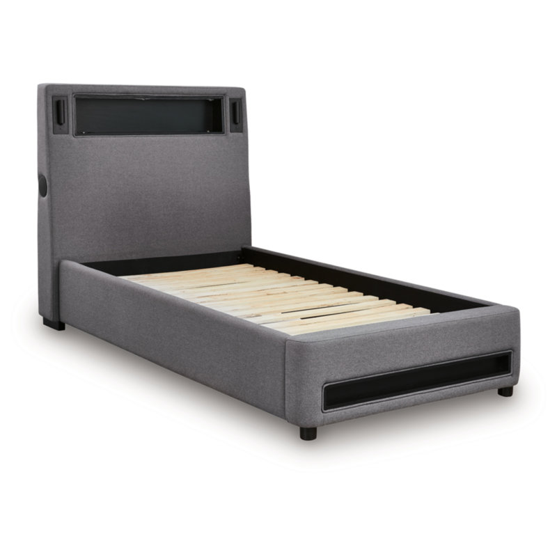 Lit simple tapissier Arde, Lit simple
