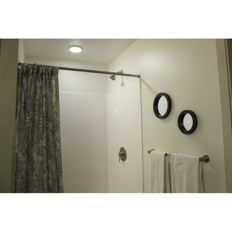 LED Ceiling Disk Light Indoor/Outdoor, Flush Mount, Dimmable, Satin Nickel