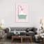 Llama Enjoying Bubble Bath by Big Nose Work - Print on Canvas-478266462-488253601
