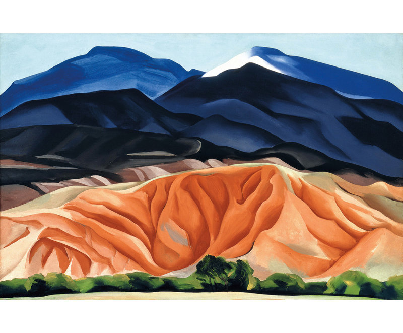 Paysage de Black Mesa, Nouveau-Mexique - Out Back of Mary`s II, H 26 po x l 40 po