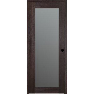 Avon 79.37'' Solid + Manufactured Wood Paneled without Installation Hardware Kit Prehung Door