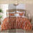  Marilla 2 Piece Terracotta  Floral Comforter Set-110315624-110315622