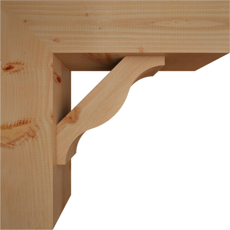 Support Funston Block avec support décalé, 24 x 24, Sapin Douglas de l 7 1/2 (lisse)