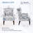 Chrishon 29'' Wide Wingback Armchair(Set of 2)-868831409