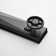 24 In.  Linear Shower Drain With Leveling Feet And Flange In Matte Black
