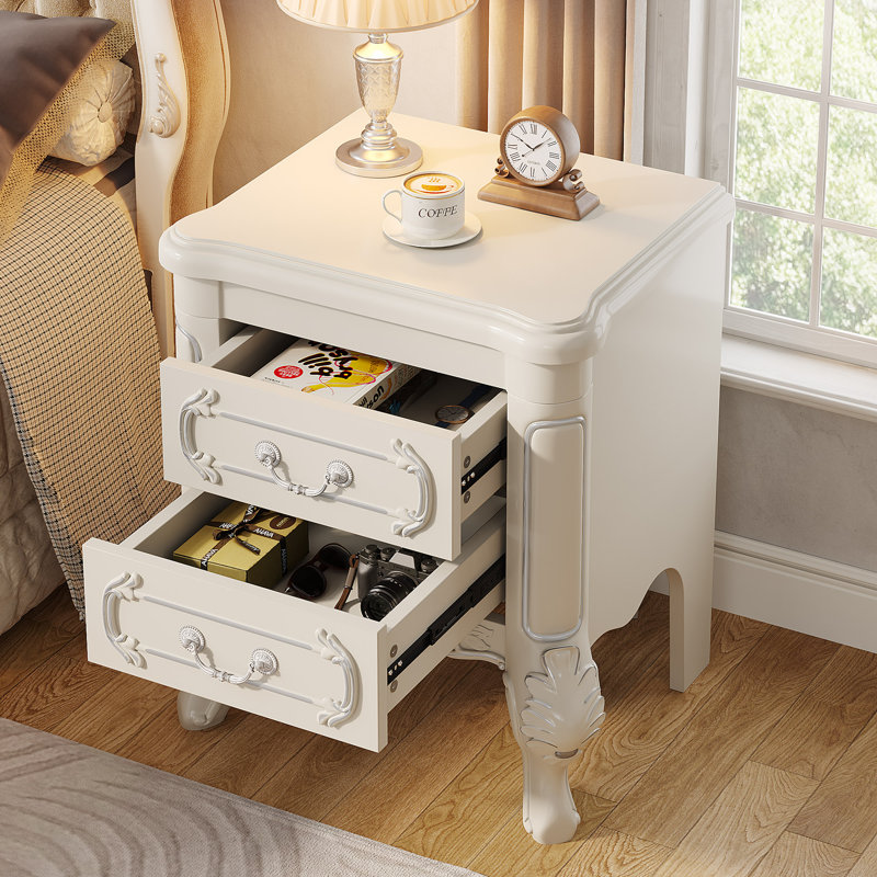 Jabori 20.08'' W Nightstand, White