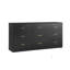 63 Inch 9 Drawer Dresser Chest Large Storage Cabinet for Bedroom Living Room-1660398609