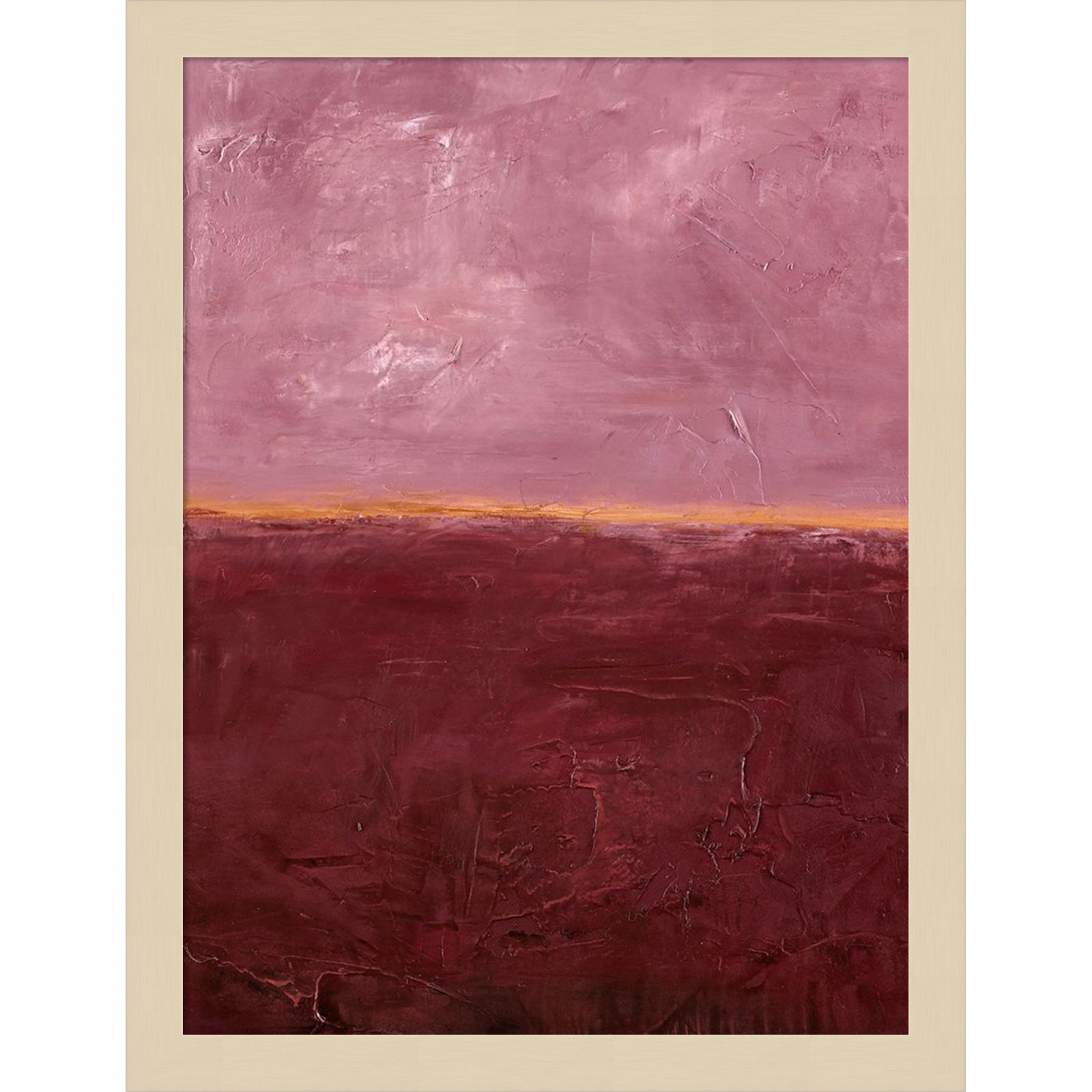 Edge Rose Print by Design Fabrikken, Brown, 17" H x 13" W