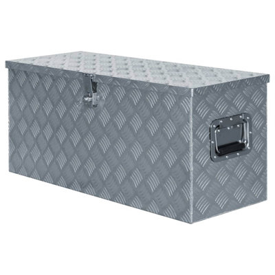 Ailene Aluminium Garden Box 90.5X35x40 Cm Silver