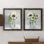 Tournesol I - ensemble de 2 peintures sur toile encadrées-1966281001-1966280998