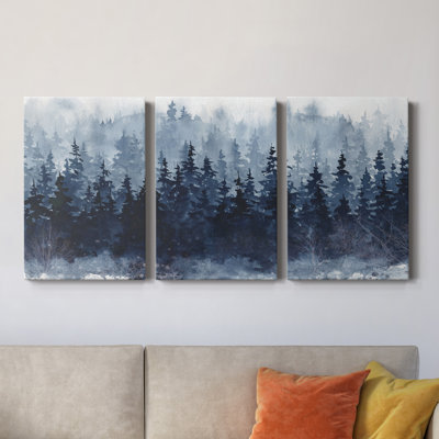 " Indigo Forest " 3 - Pieces