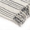 Kennedi Striped Knitted Blanket with Fringe