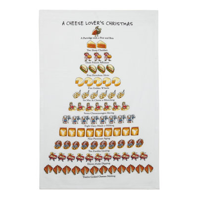 Serviette de cuisine A Cheese Lover's Christmas