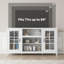 Unfinished Accent Cabinet with Fireplace Included-665544678