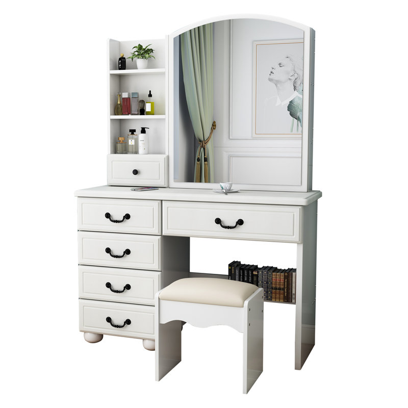 Meuble-lavabo moderne avec lumières et miroir
