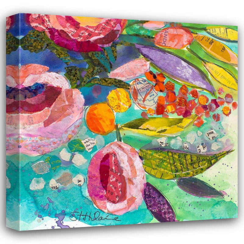 «Red Barrel Studio® St. Hilaire, Elizabeth», art sur toile tendue: Bold Blooms III, H 36 po x l 36 po