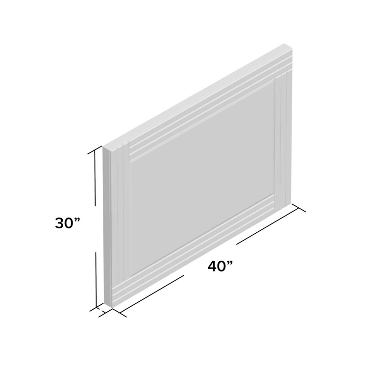 Miroir mural Mattie, 30 po x 40 po