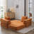 Dential 70.8" Upholstered Loveseat Convertible Sleeper Sofa Bed-628982657