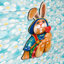 Lapin de lapin pour bébé pâques