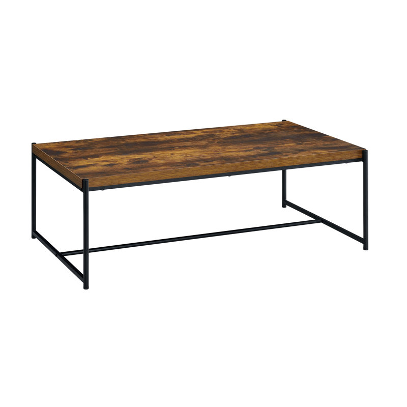 3 Piece Coffee And End Table Set, Brown/Black