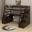 Lit mezzanine simple avec tiroirs et bureau-1988224567