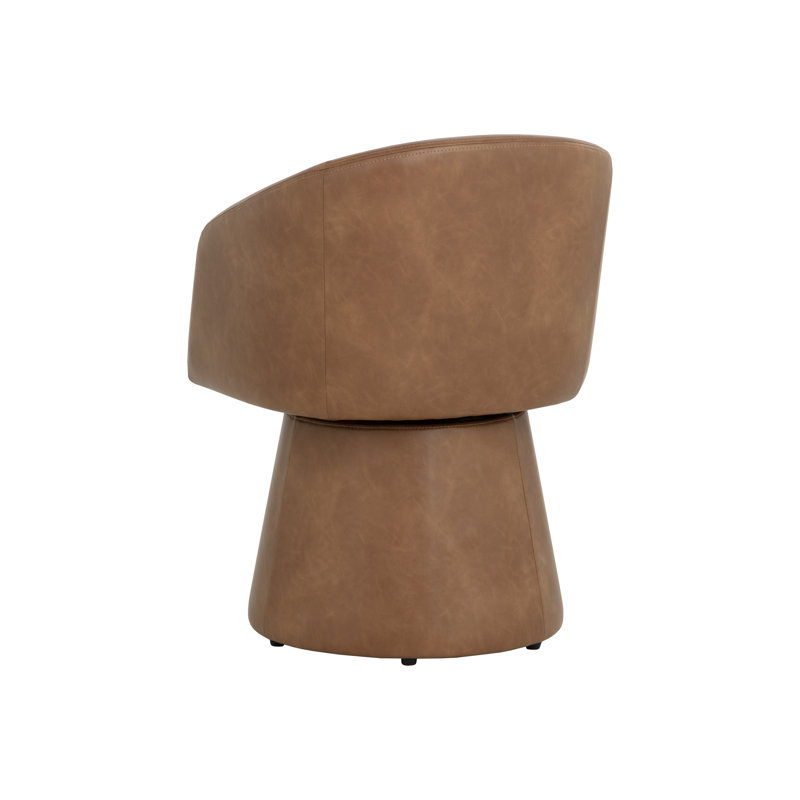 Upholstered Arm Chair, Brown