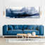 Indigo Tides - Impression sur toile tendue-846100609