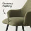 Fauteuils rembourrés l 24 po Matsuichi-96368912