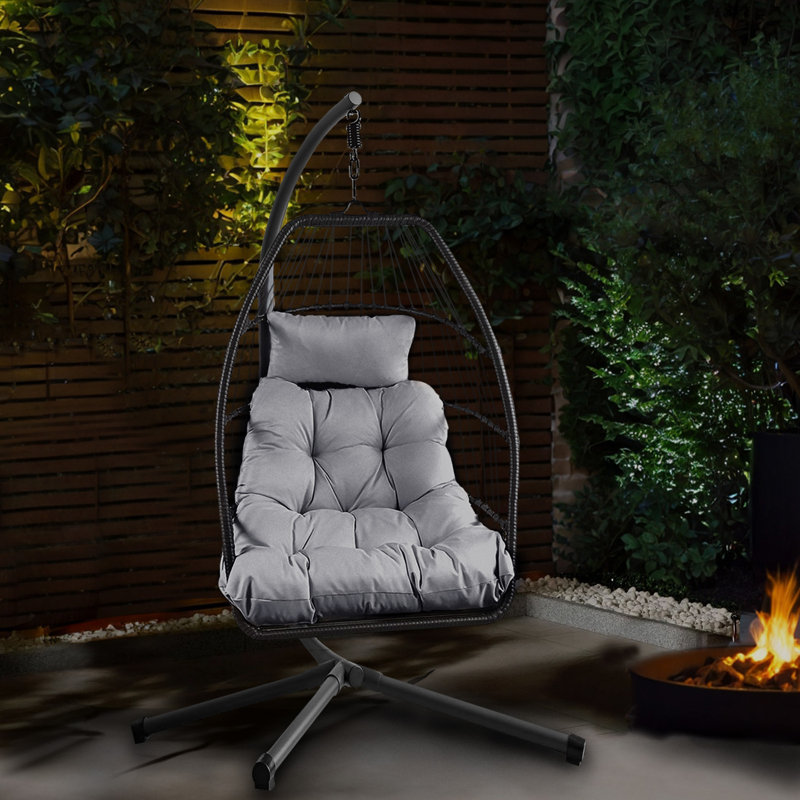 Brooktrails 150 Person Porch Swing, Black