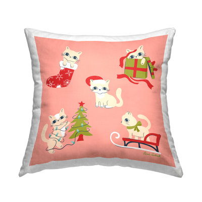 Coussin Festive Cats