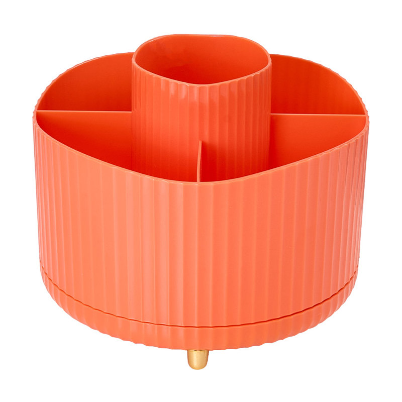 Plastic Makeup Organiser, Orange