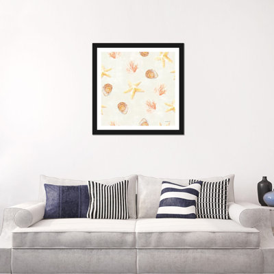 " Beach Cottage Floral Pattern IIB " by Danhui Nai