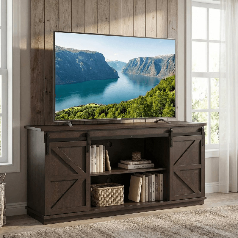 Meuble télé pour téléviseur de 65 po ou moins Taft Avenue, Espresso