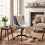 Fauteuil de bureau pivotant en similicuir avec roulettes Brionni-87784330