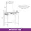 Cloud-Shaped Dressing Table with Mirror 80x40x140 cm-327176918