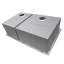Ruvati 23 x 20 inch RV Workstation Drop-in Topmount Bar Prep Kitchen Sink 16 Gauge Stainless Steel