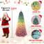 Arbre de Noël en PVC floqué 6 pi 6 pi-1383657978