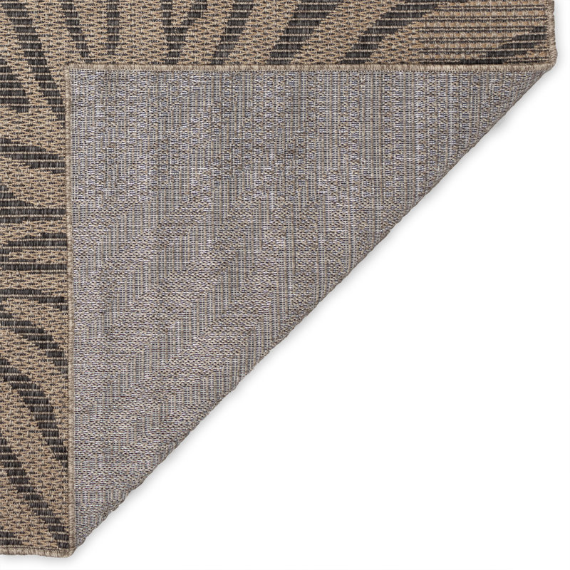 Milenka Zebra Indoor/Outdoor Area Rug, Rectangle 6'6" x 9'4"