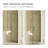 30"Wx72"H Frameless Pivot Shower Door 1/4” Tempered Glass