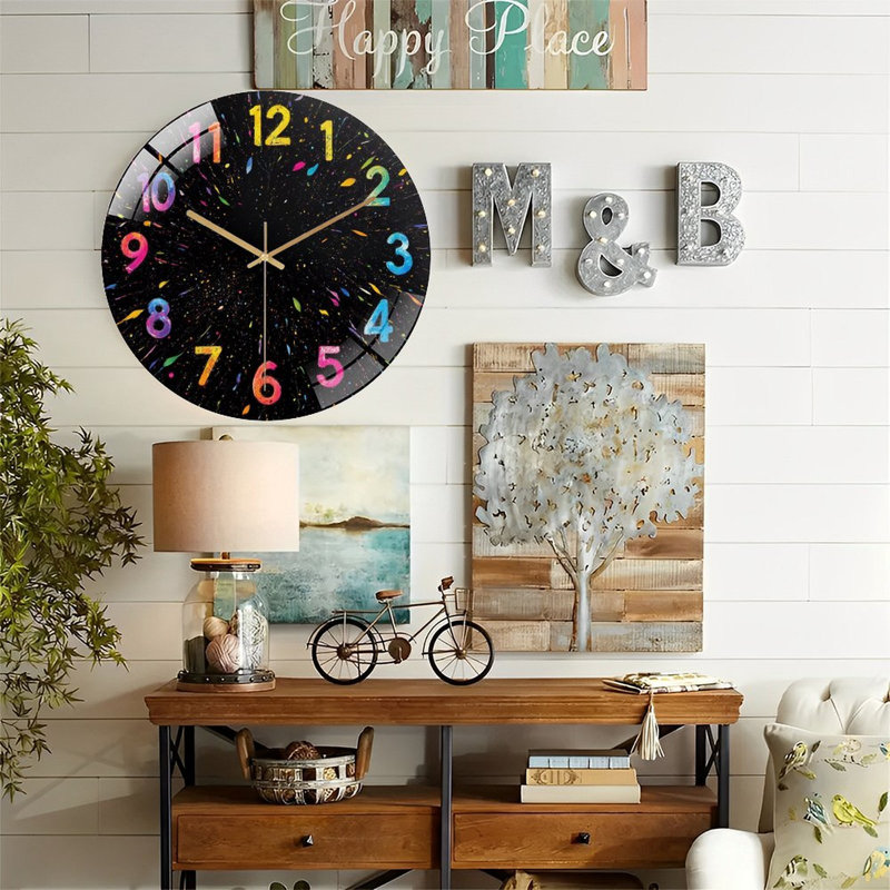 Horloge murale 12 po