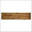 Banc d'extérieur en bois d'acacia, finition teck sablé et noir