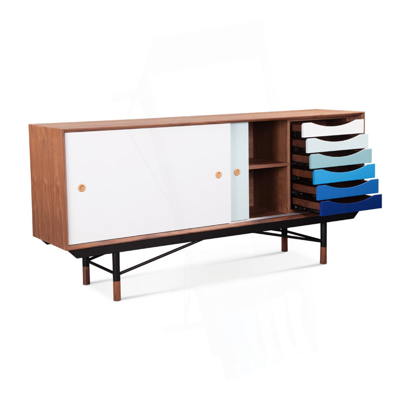 Buffet Juhl 1955, Bleu/Blanc