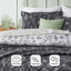 Ensemble d'édredon réversible à motif floral Best vendeur, 89 g / m²-106246821-106246818