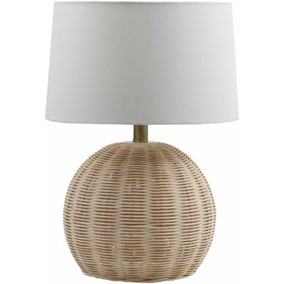 Lampe de table en rotin Dermott