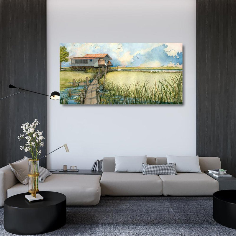 Art sur toile tendue, Gene Gallery, Rizzo, H 26 po x l 48 po