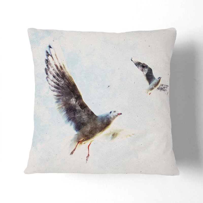 Square Throw Cushion, 40cm H x 40cm W x 15cm D
