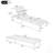 Adjustable Outdoor Chaise Lounges With 6-Position Backrest, Durable Steel And Acacia Wood For Patio, Poolside, Or Beach-1212517558