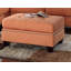 Canapé et méridienne de 104 po de large avec repose-pieds Castagne-716095237