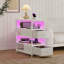 28cm W Metal Bedside Table-616622115
